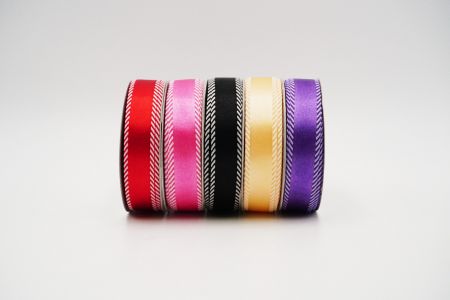 Κορδέλα από σατέν με πλεκτό τελείωμα - Κορδέλα από σατέν με πλεκτό τελείωμα